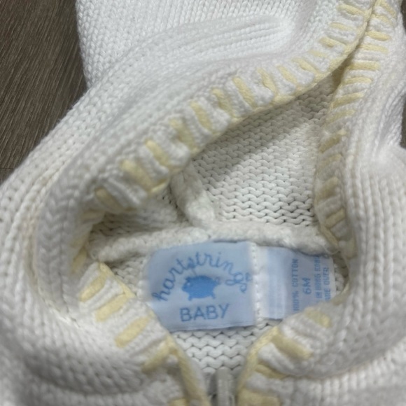 Heartstrings infant sweater zip up 6 months - Picture 3 of 5